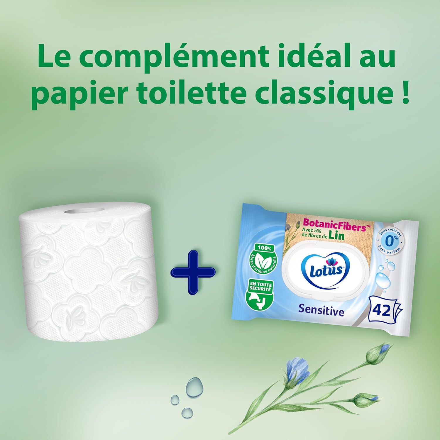 Thumbnail 5 de Lotus Papier Toilette Humide Sensitive 294 feuilles đź§»