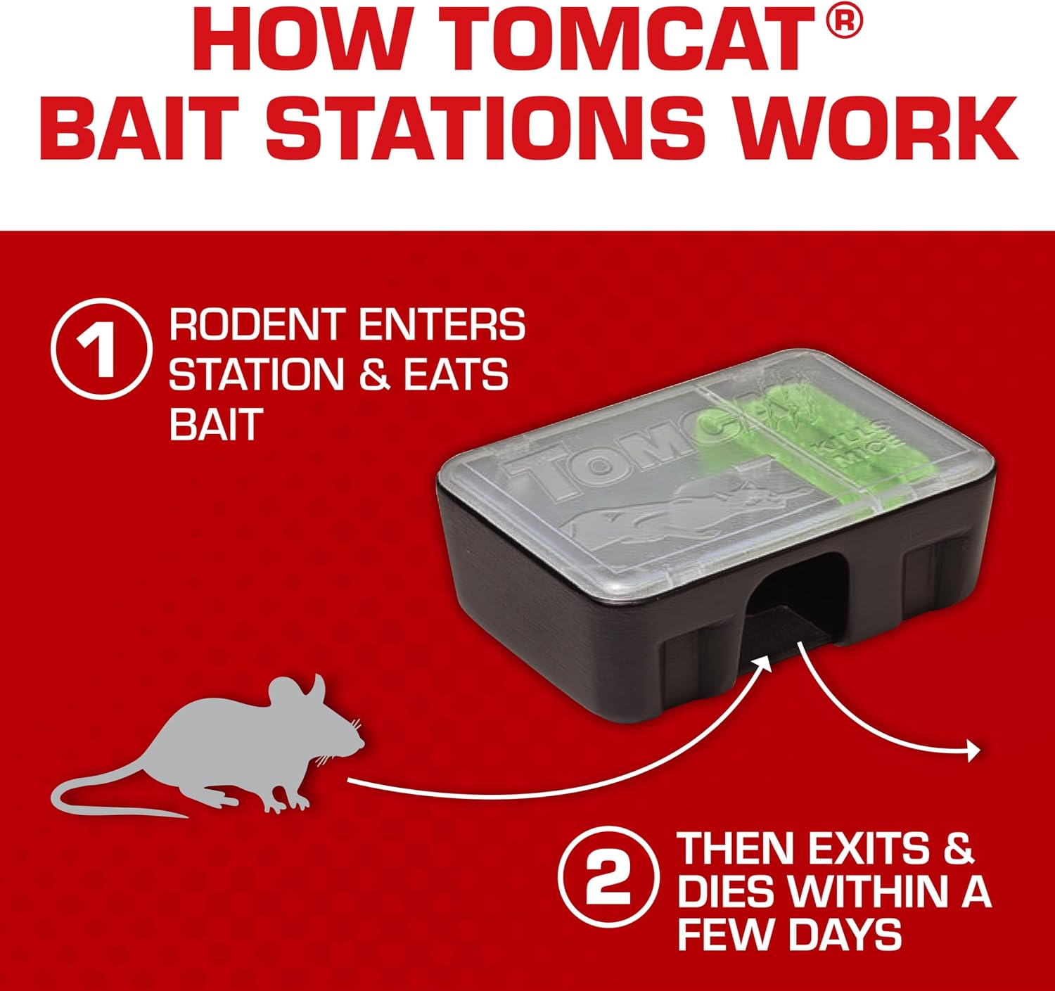Thumbnail 3 de Tomcat Mouse Bait Stations, Disposable
