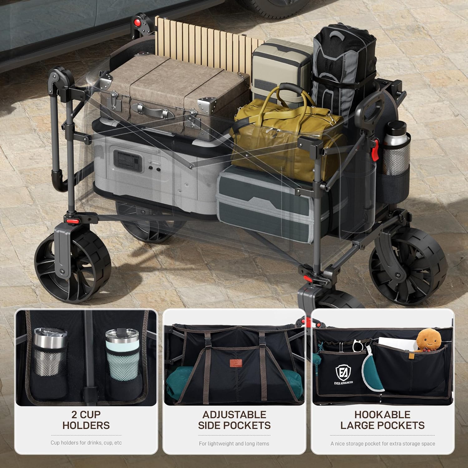 Thumbnail 3 de EVER ADVANCED 225L Festival Trolley on Wheels