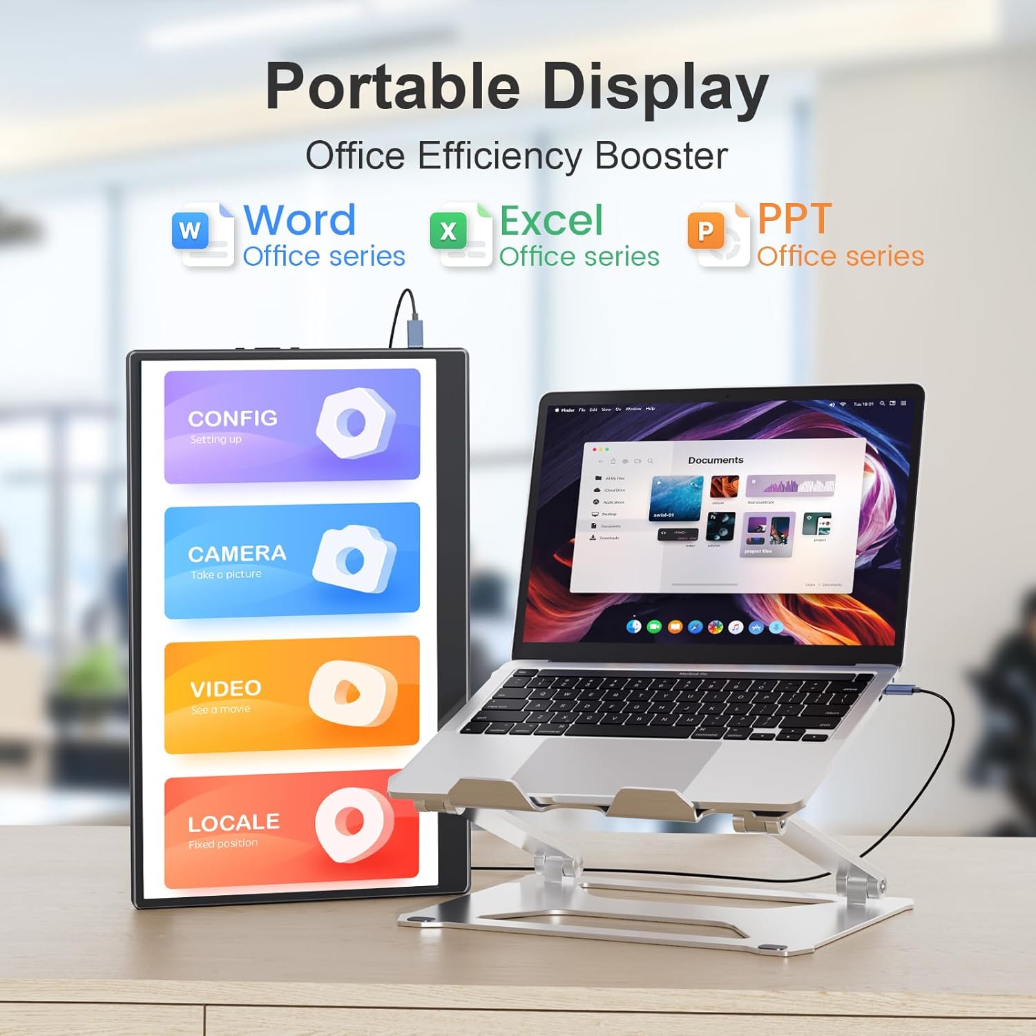 Detalle de UFYQL 15.6-inch Portable Monitor ⚙