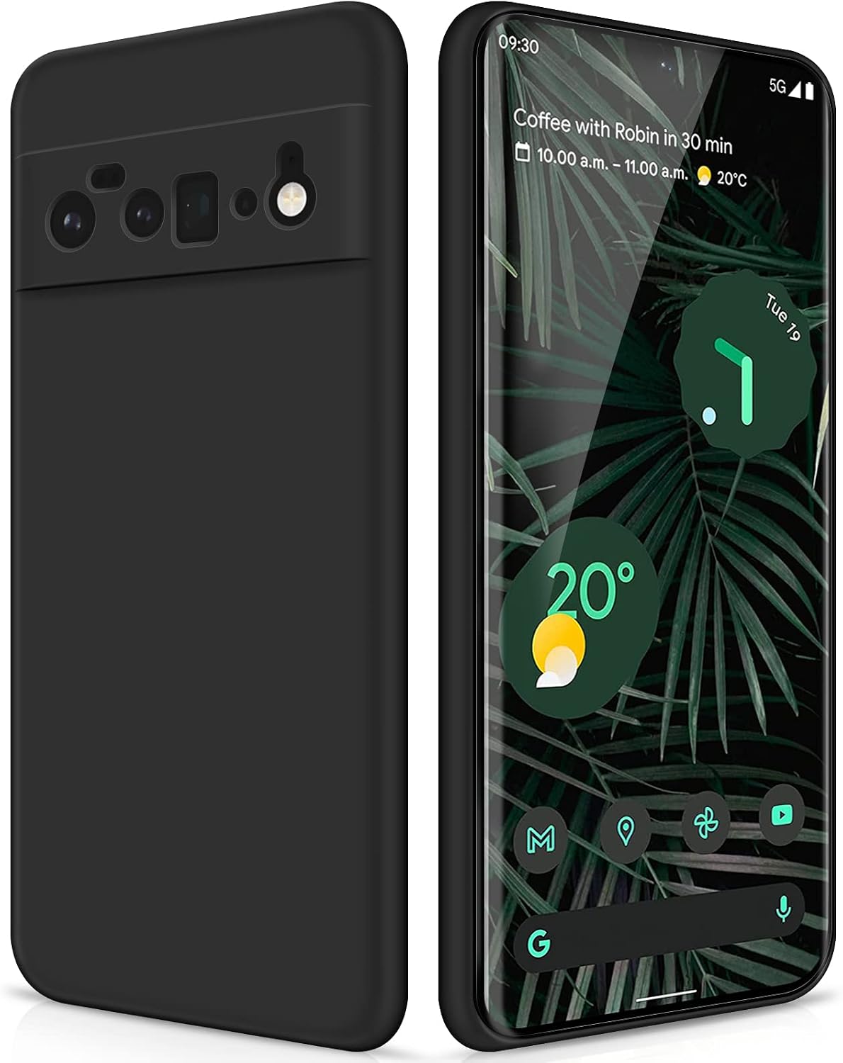 Detalle de GiiYoon Silicone Case for Google Pixel 6 Pro