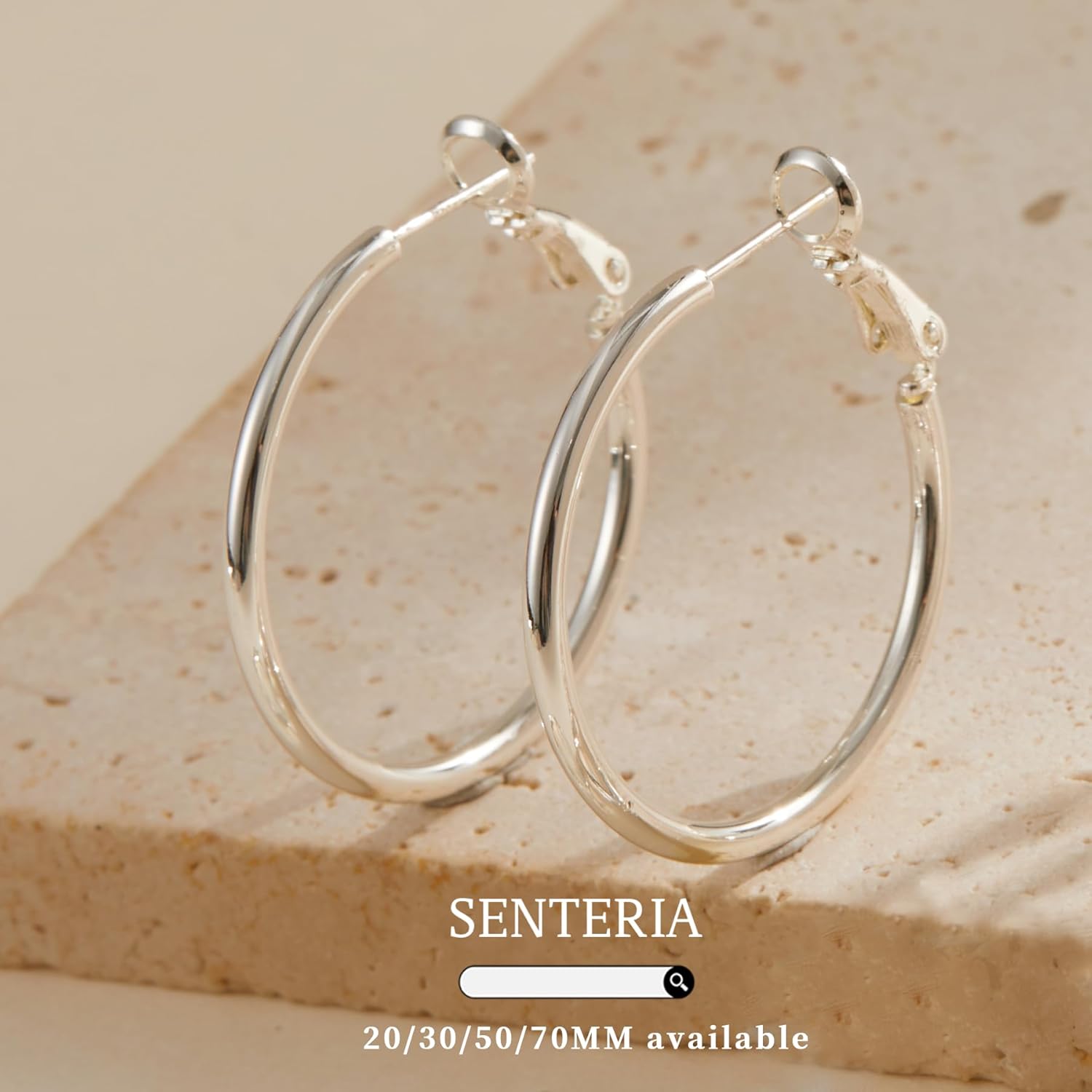 Thumbnail 5 de Senteria 2 mm Creolen Silber 925, 20–70 mm