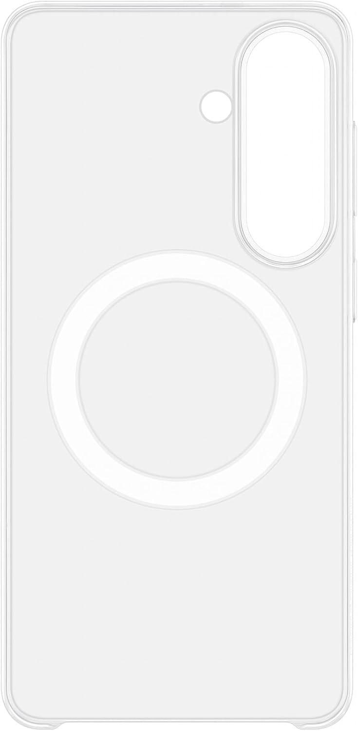Detalle 2 de Samsung Clear Magnet Case with Magnetic Power Profile per Galaxy S26+: protezione leggera e stile invisibile