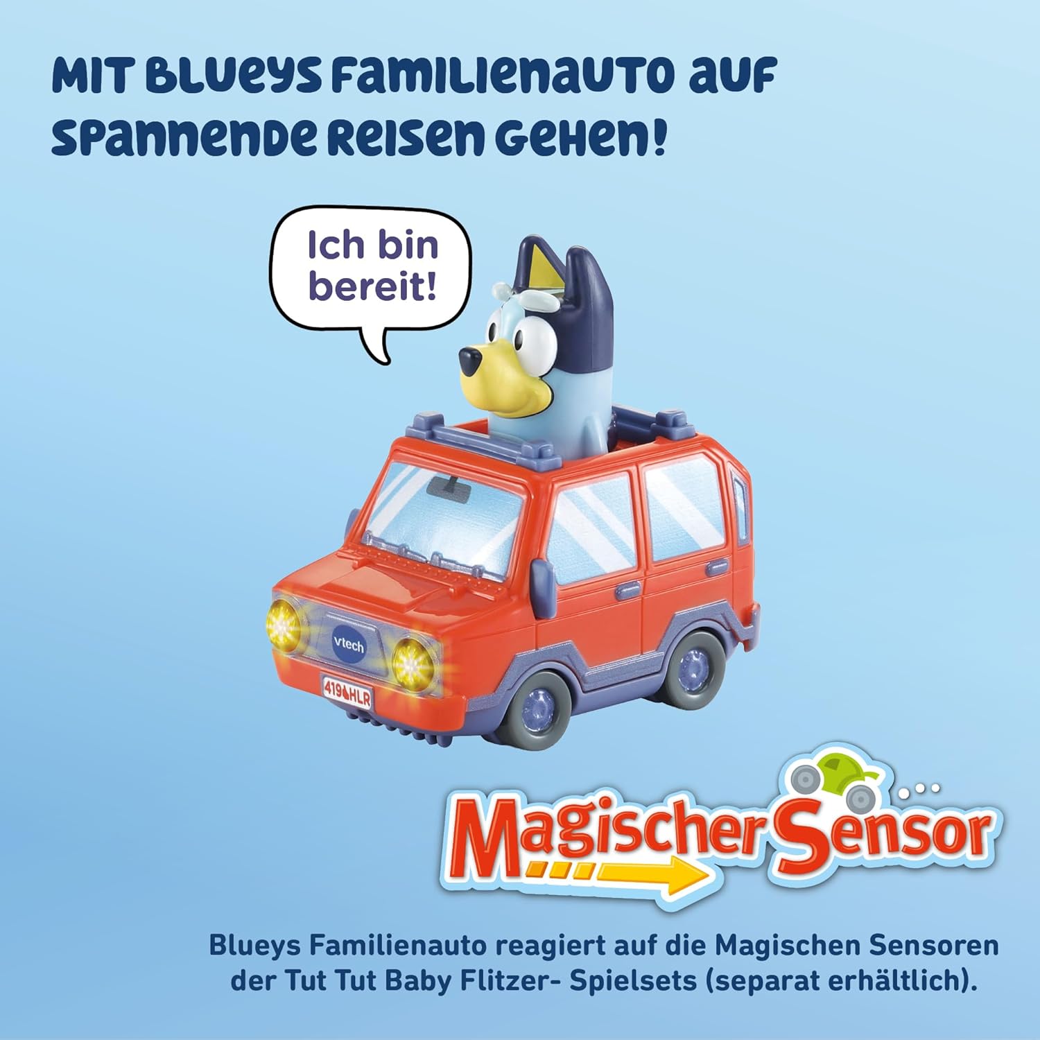 Detalle 2 de VTech Tut Tut Baby Flitzer – Blueys Familienhaus: Interaktives Spielset für 1–5-Jährige