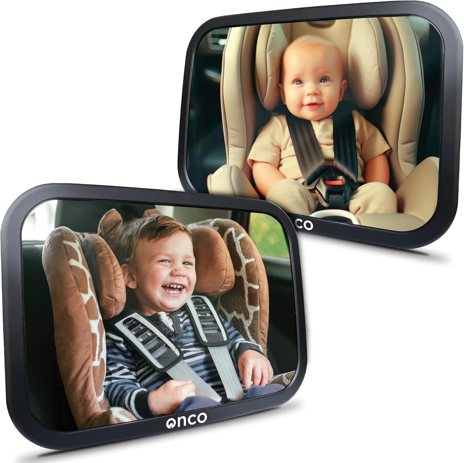 Imagen de Onco Baby Car Mirror 360° rotation, 2 pack 🚗 en OfertitasTOP