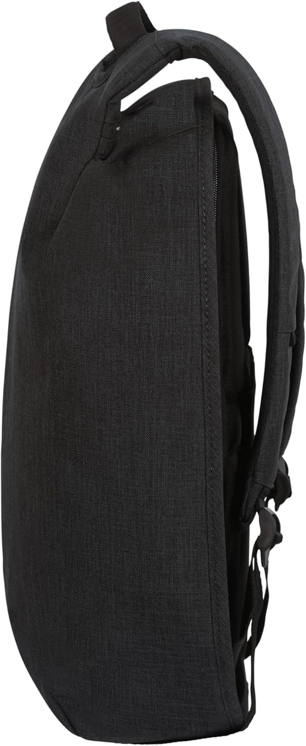 Detalle de Samsonite Securipak Laptoprucksack für 15,6 Zoll (44 cm) – 17 L, Schwarz (Black Steel)