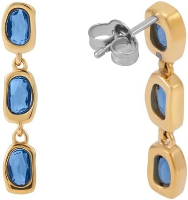 Detalle 2 de Skagen Ohrringe 2,75 cm Goldton đź’Ť