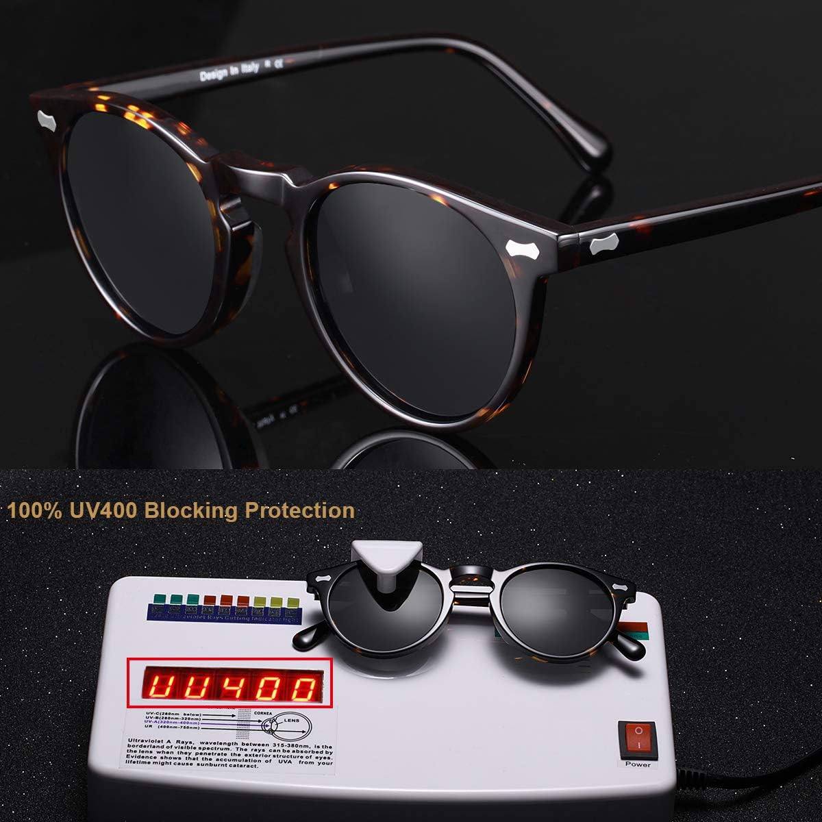 Detalle 2 de CARFIA polarised sunglasses UV400 for driving