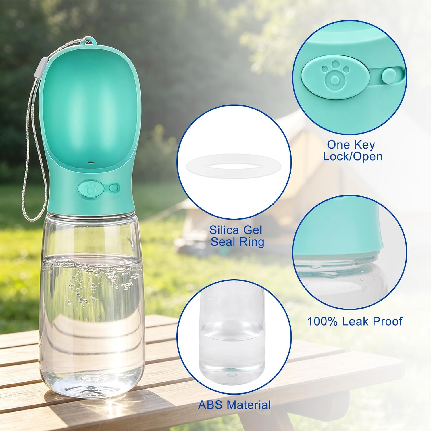 Thumbnail 3 de Emwel Dog Water Bottle 550ml