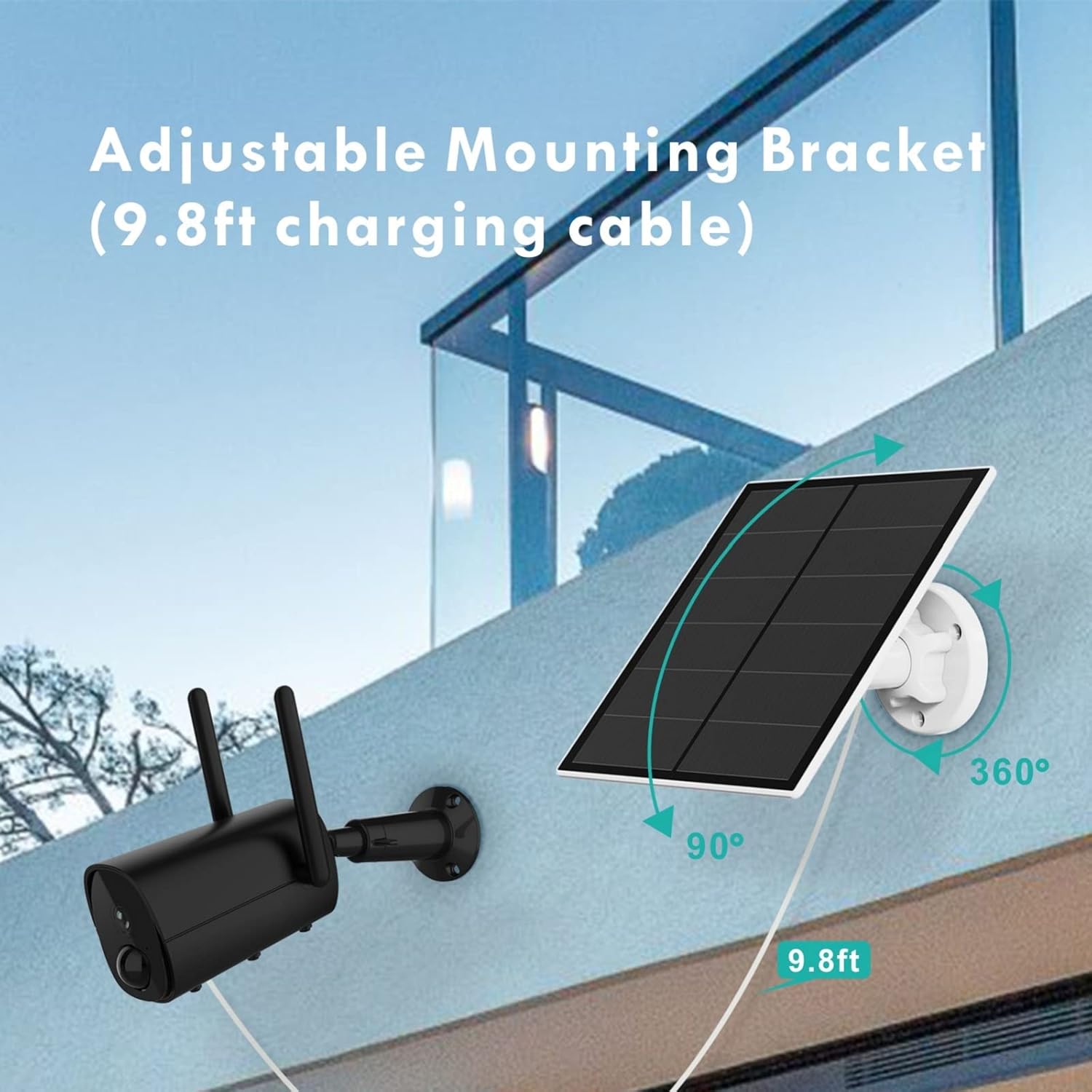 Thumbnail 4 de Solar Panel for Security Camera 5W