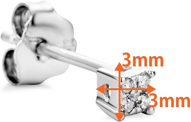Detalle de OROVI Boucles d'Oreilles Femme 0,03 ct