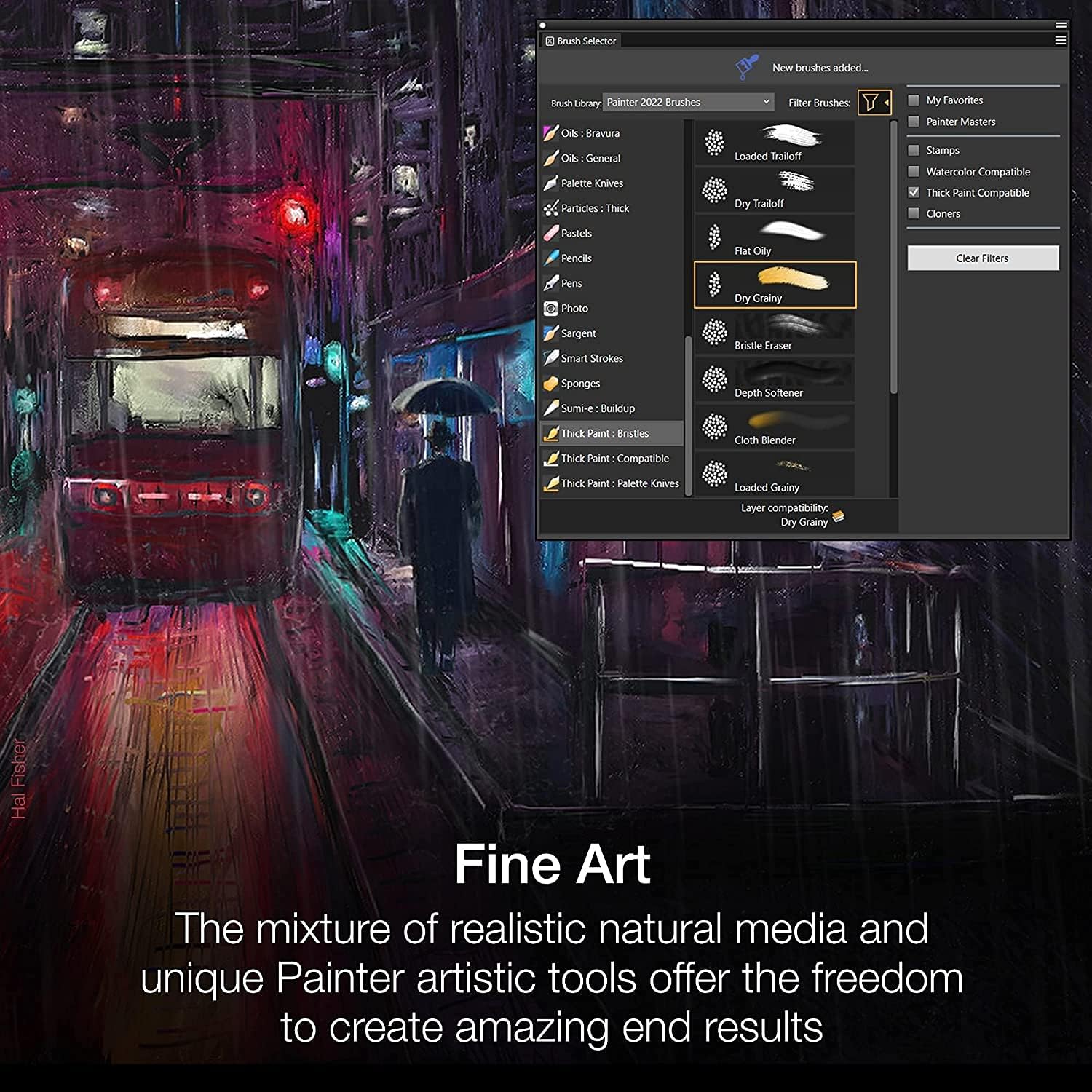 Detalle de Corel Painter 2023 Standard – Digitales Malen und Illustration