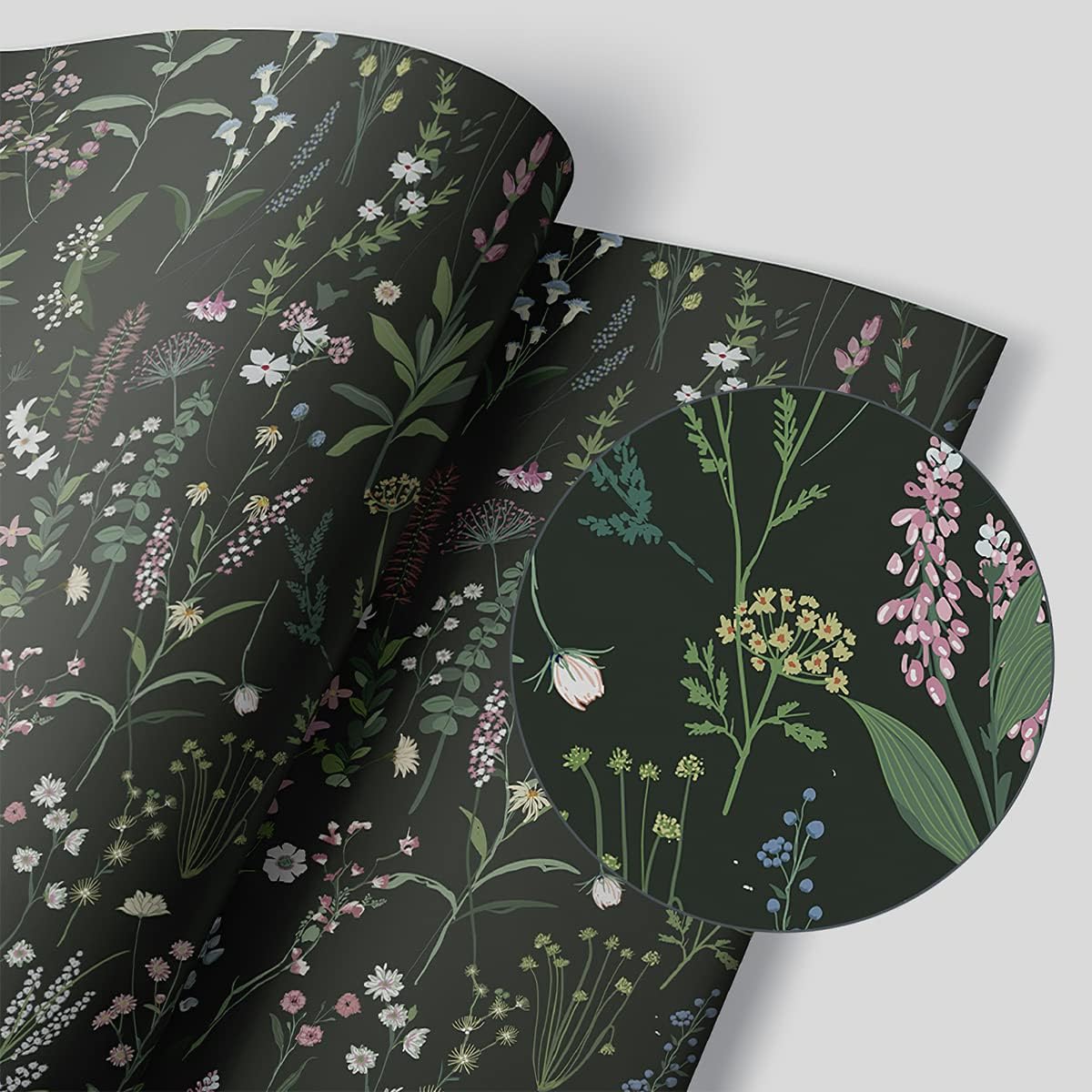 Thumbnail 5 de GaliGali CA.5172-1-5 Floral Peel-and-Stick Vinyl Wallpaper, 17.3 in x 197 in