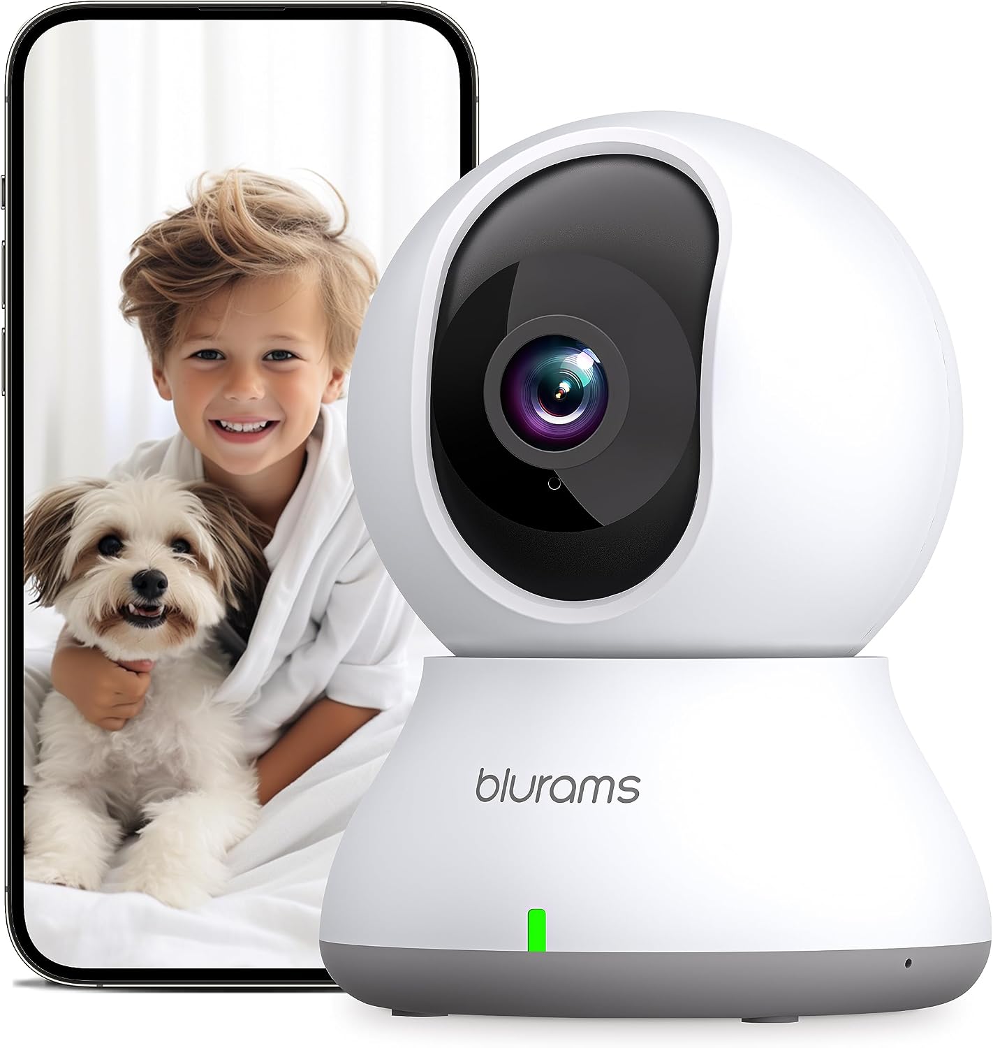 Detalle de blurams 2K indoor security camera