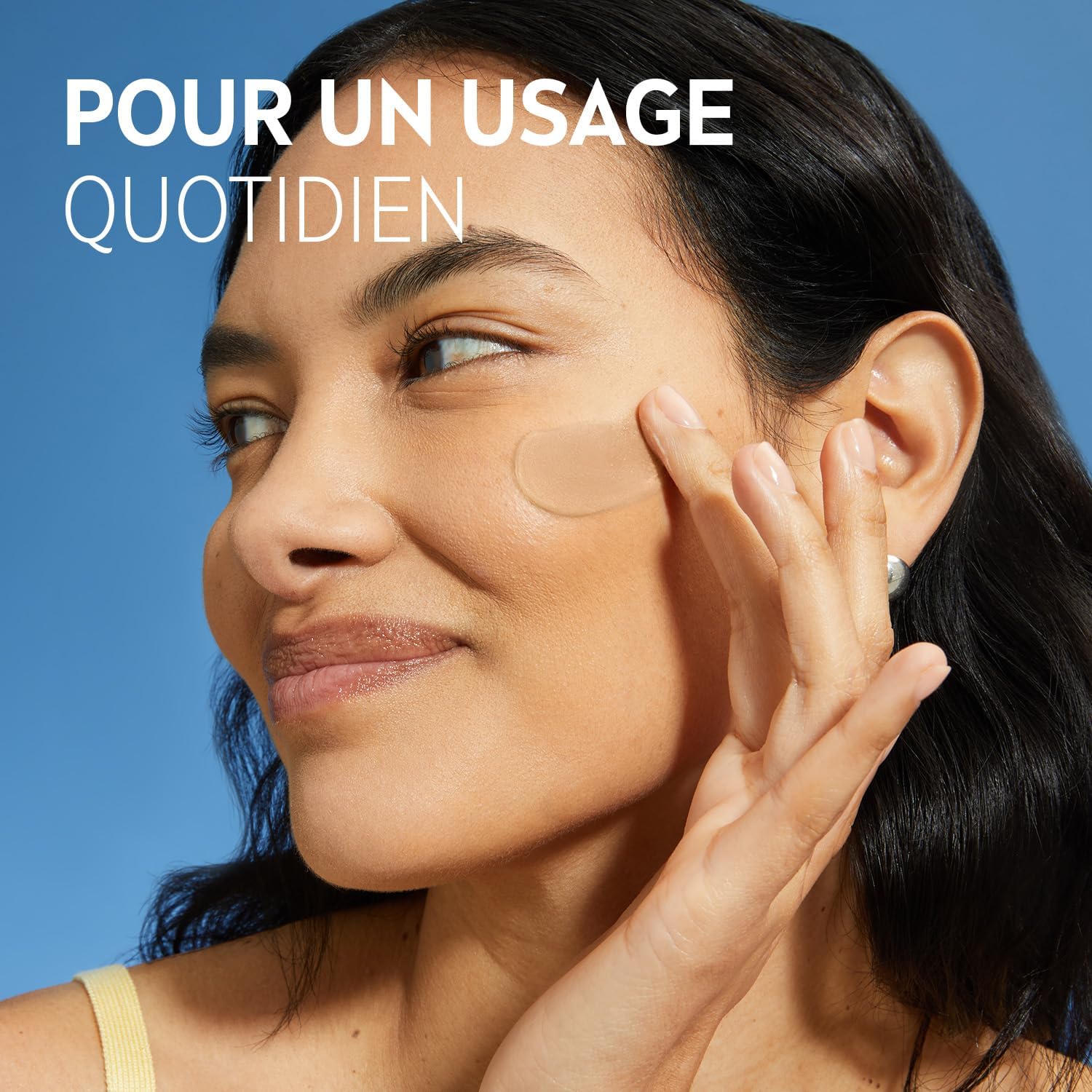 Detalle de NIVEA SUN Fluide Teinté UV Quotidien FPS 50+ – visage hydratant et unificateur (Medium, 40 ml)