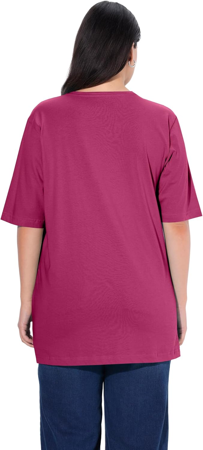 Detalle de Ulla Popken Damen Große Größen Übergrößen 7/8-Cargohose – Komfortbund, Krempelriegel, Modell 720673