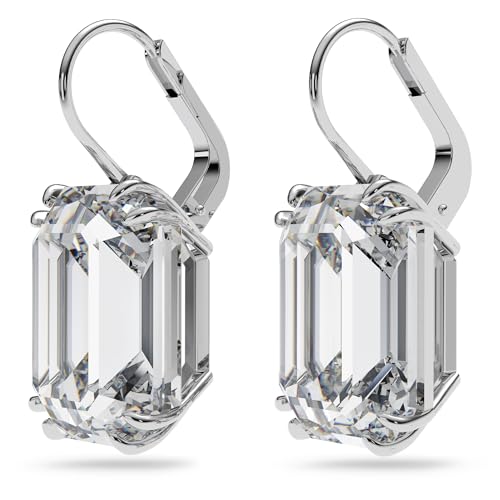 Thumbnail 2 de Swarovski Pendientes Millenia Blancos Octogonales 💎