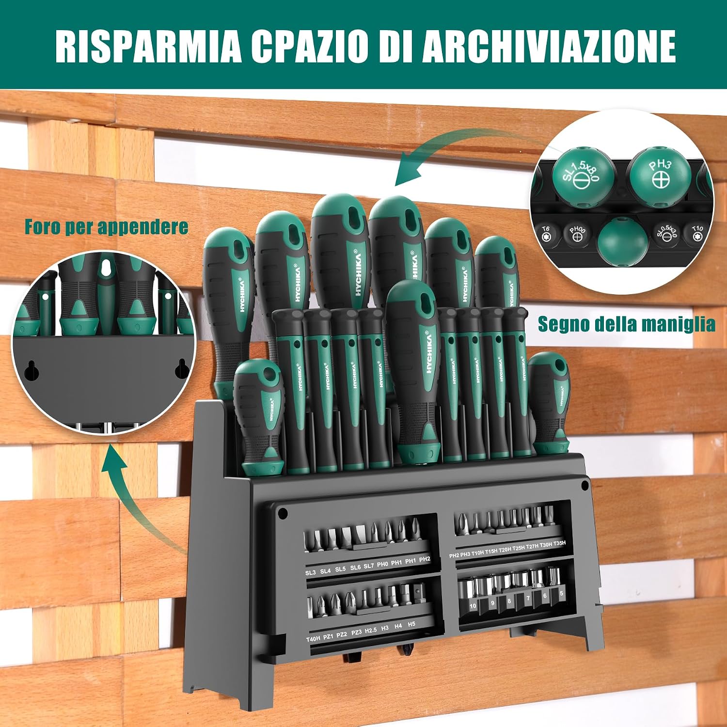Thumbnail 6 de HYCHIKA 51 Pezzi Set Cacciaviti Professionali: kit completo per DIY, precisione e uso domestico
