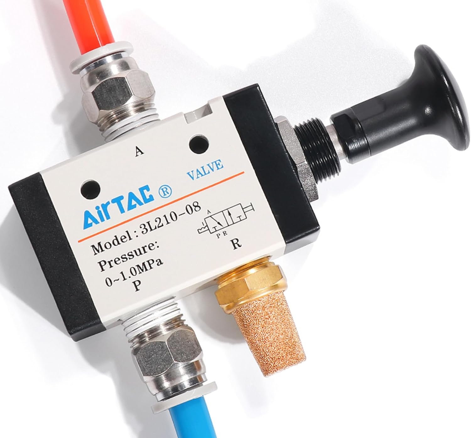 Detalle de AirTAC pneumatic hand valve 3L210-08