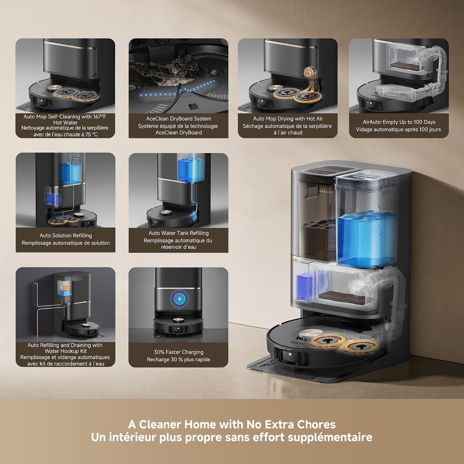 Thumbnail 6 de DREAME L50 Ultra Robot Vacuum Mop