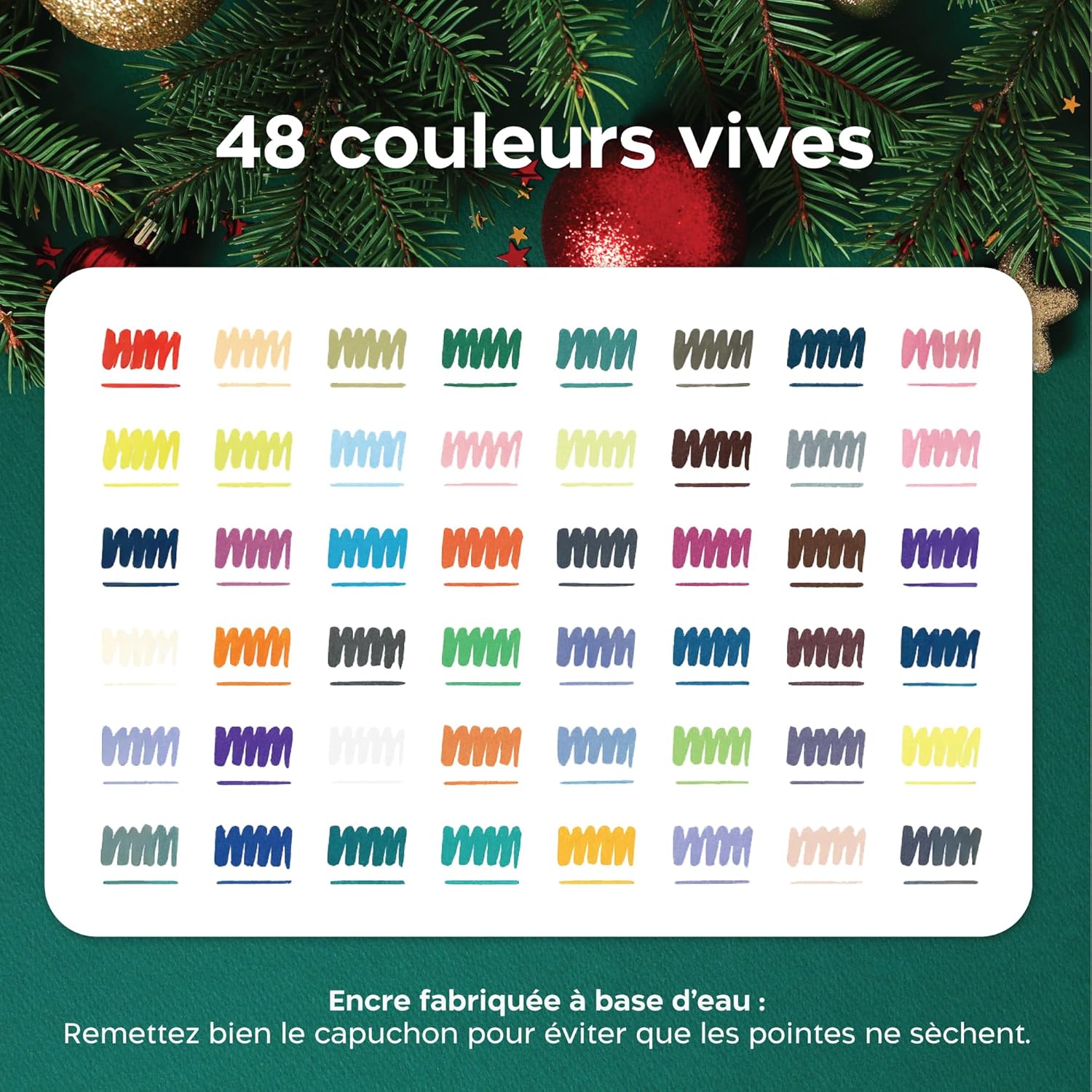 Thumbnail 1 de Zenacolor Feutre acrylique à double pointe – 48 couleurs