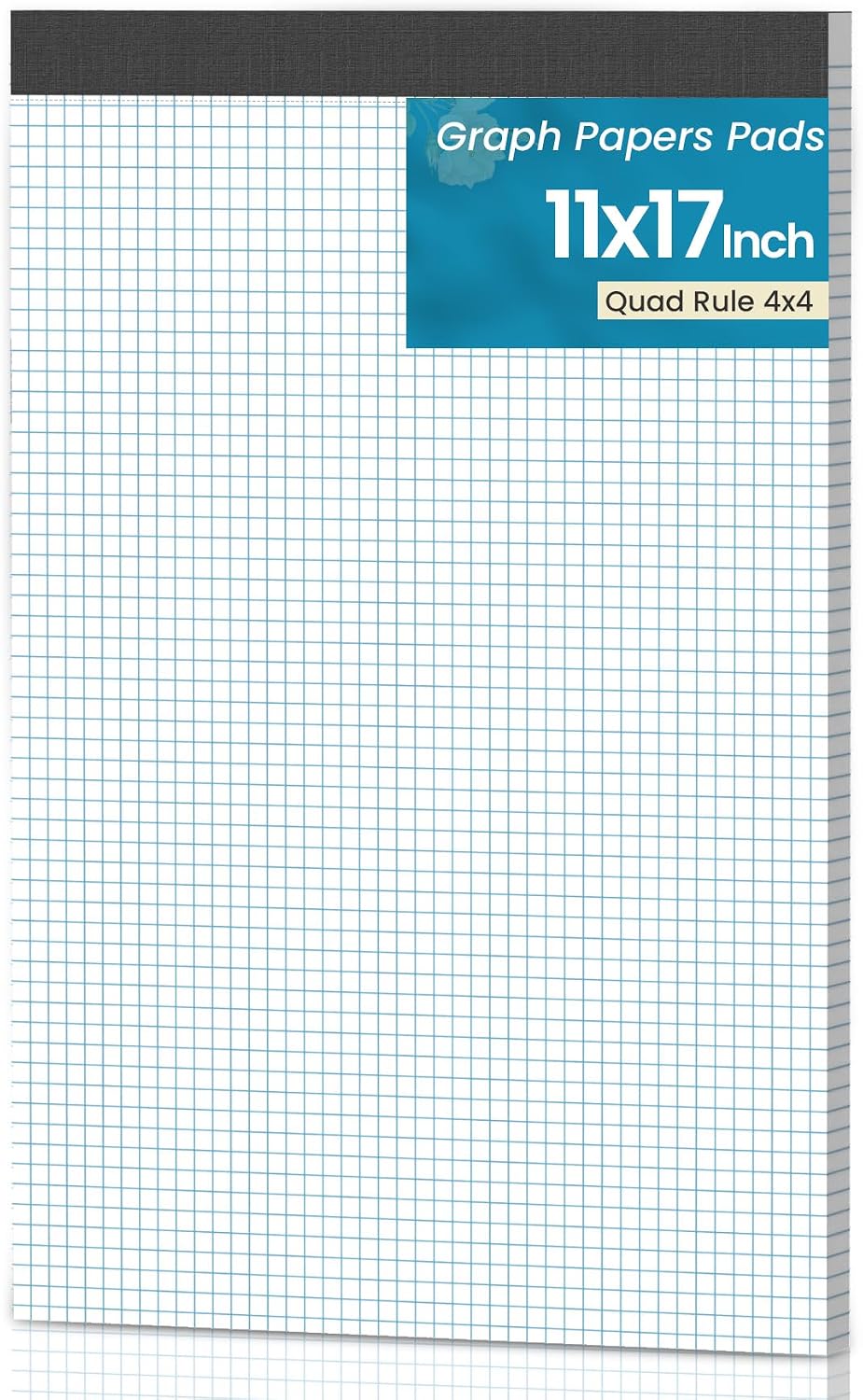Detalle de Roneky 11 x 17 Graph Paper Pad, 4x4 Quad Grid, 30 Sheets