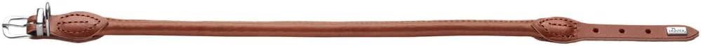 Detalle 2 de HUNTER Hundehalsband Round & Soft Canadian UP Cognac