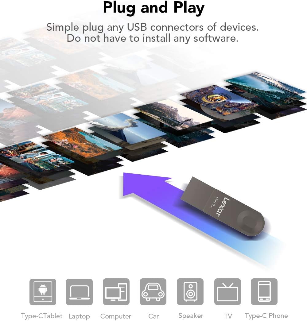Thumbnail 4 de Lexar JumpDrive E32c 128GB USB-C/A