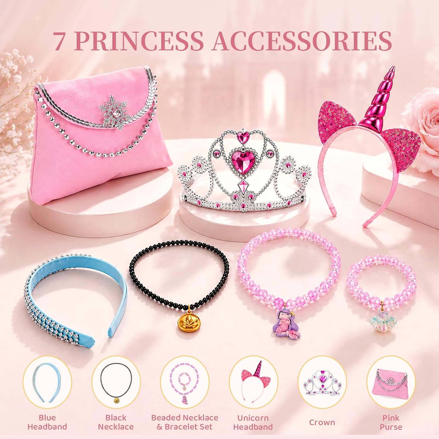 Detalle 2 de Meland Princess Dress Up 3-8 years