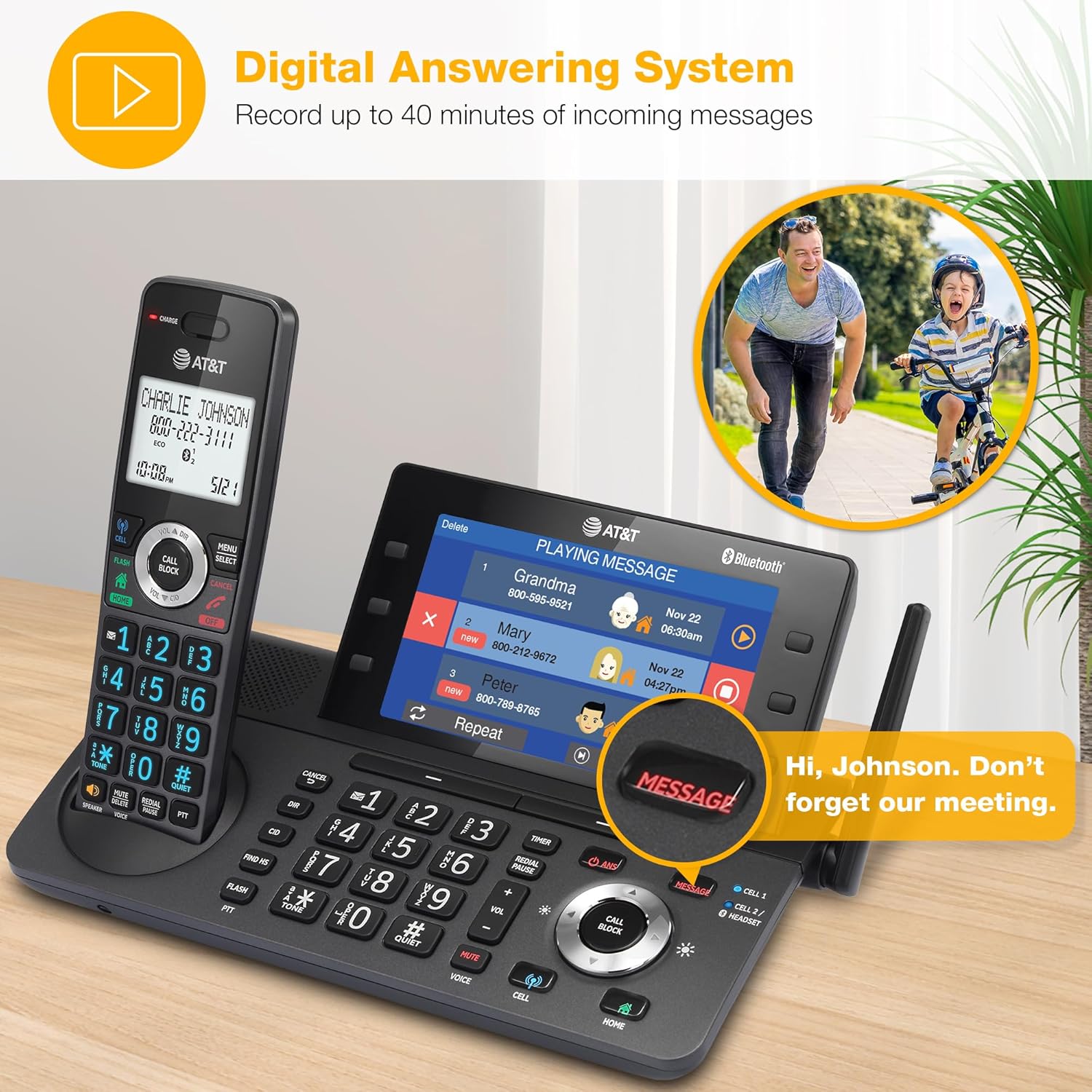 Thumbnail 4 de AT&T DLP73490 5" Color Display Cordless Phone 📞
