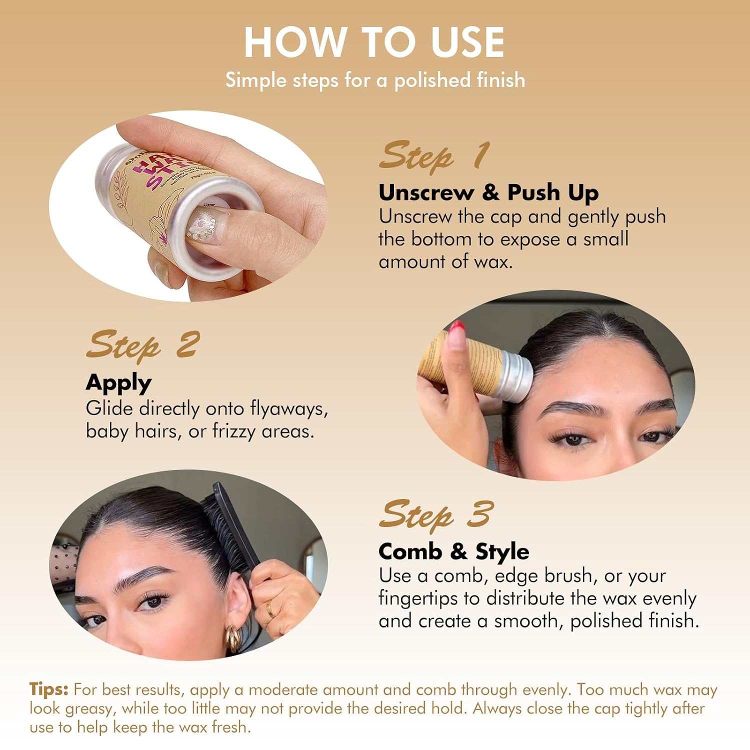 Thumbnail 5 de Dolahair Hair Wax Stick 1 Pack — Hair Wax Stick