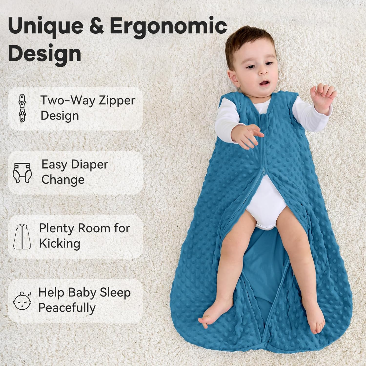 Thumbnail 3 de Unnivoll baby sleeping bag 1.5 tog 2 pack