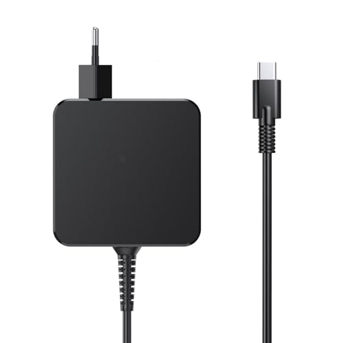 Detalle de Cargador Portátil USB-C 65W YSSTKFD: carga rápida para MacBook, Galaxy, Huawei y más