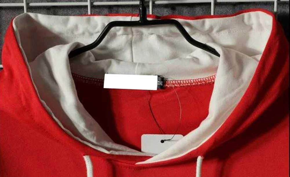 Detalle de Hello MrLin Herren Techwear Hoodie Patchwork – Streetwear mit 3D-Drucklogo