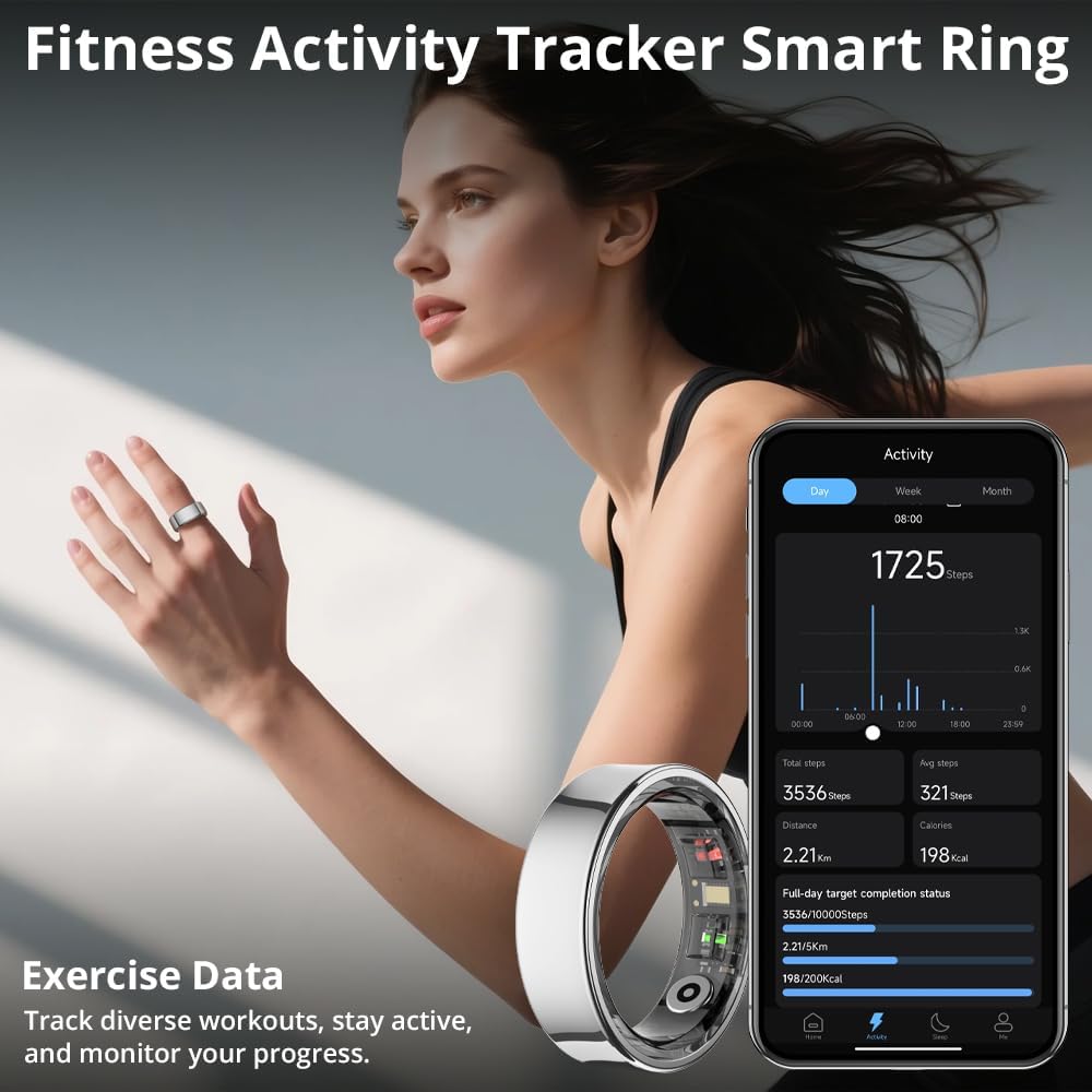 Thumbnail 4 de COLMI R09 Smart Ring for Women: Body Temperature, Sleep & Health Insights
