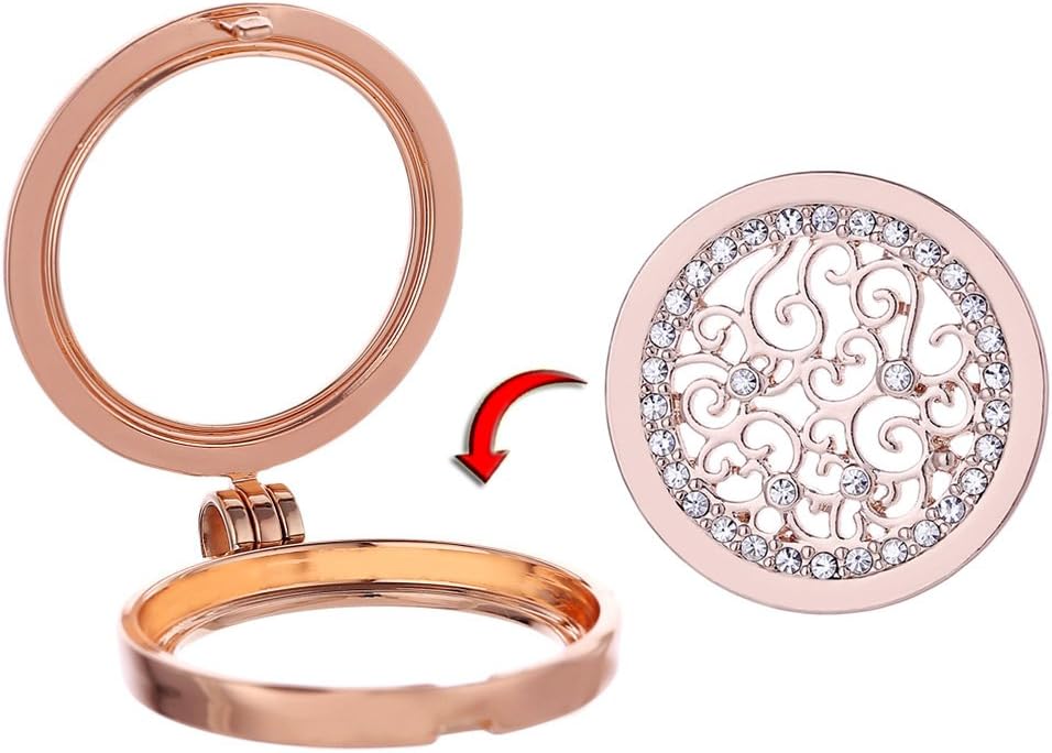 Detalle de Morella collar mujer oro rosa 70 cm