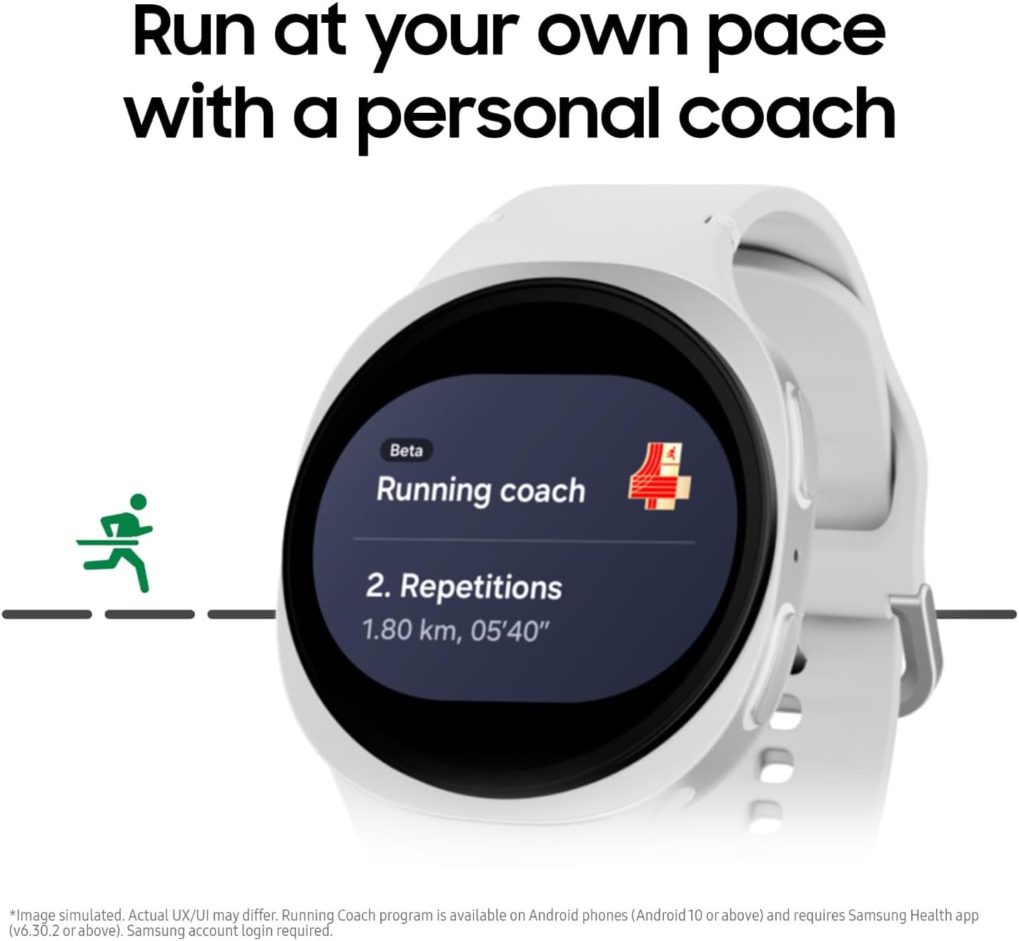 Thumbnail 2 de Samsung Galaxy Watch8 AI Smart Watch (40mm) with Bluetooth, Sport Band, Graphite + 3 Year Extended Warranty (UK Version)