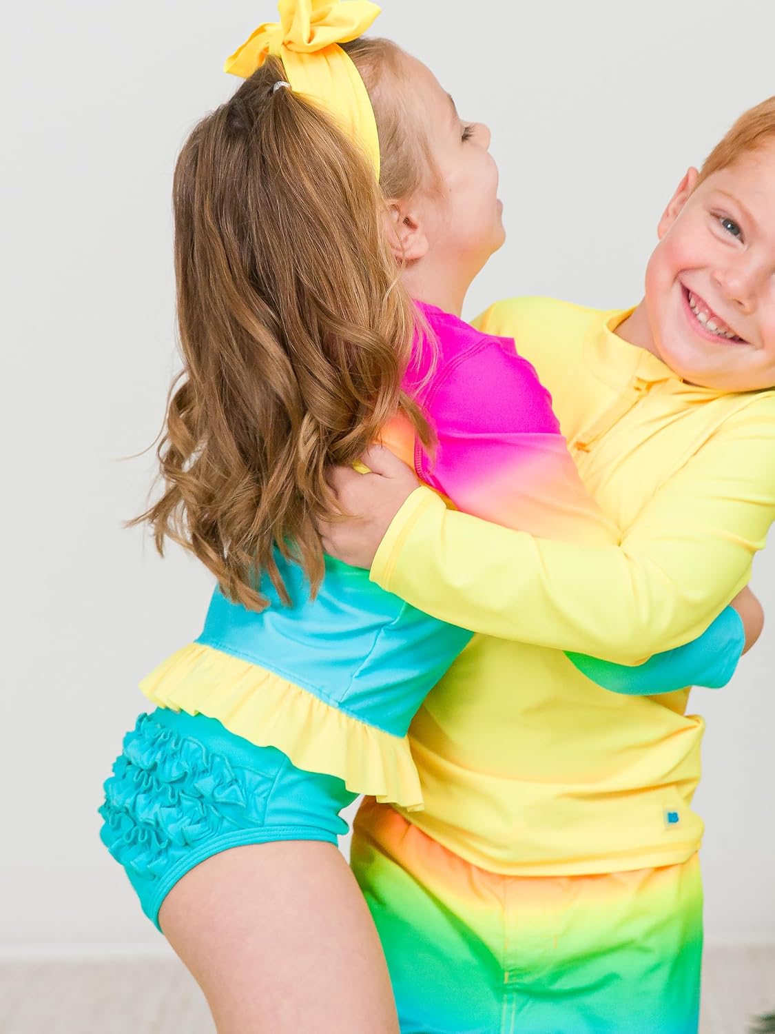 Thumbnail 2 de RuffleButts Baby/Toddler Long Sleeve Rash Guard UPF50+