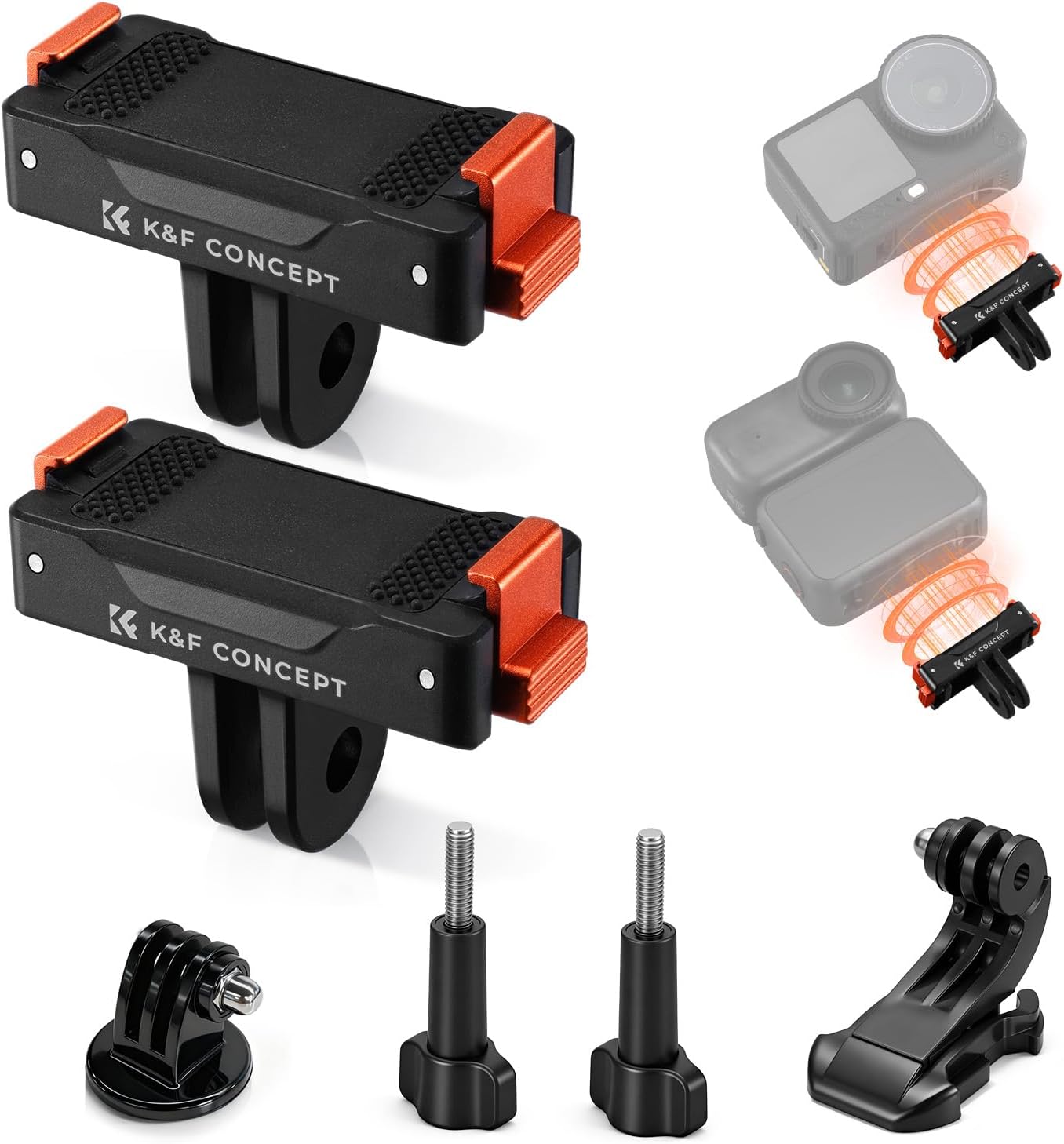 K&F CONCEPT Magnethalterung Osmo Nano/Action 6 2er-Pack