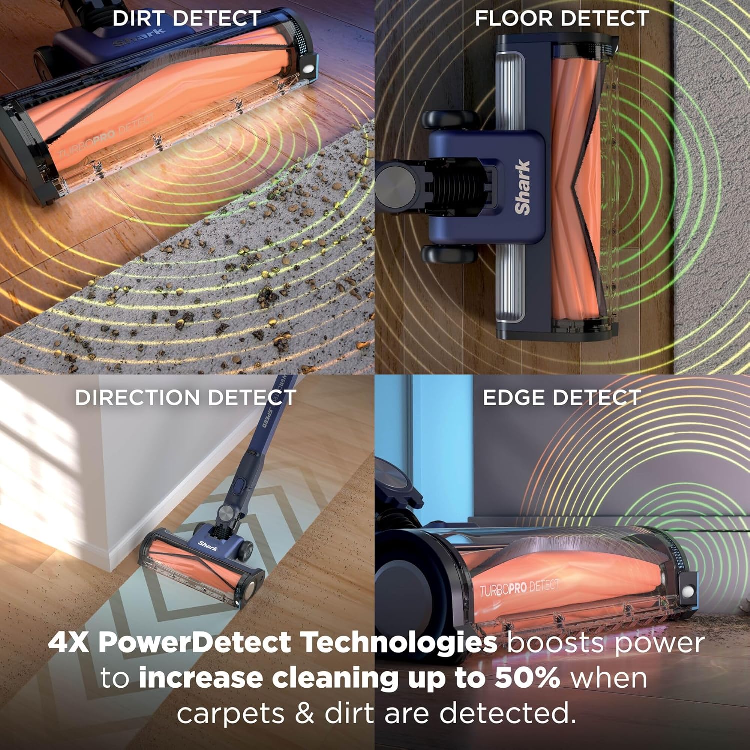 Thumbnail 5 de Shark PowerDetect Speed Clean and Empty Cordless Pet Pro Vacuum (Ultramarine IA3241UKT)