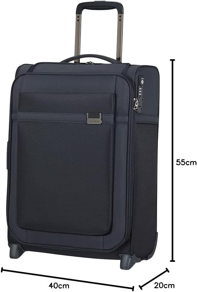 Detalle de Samsonite Airea SUPRIGHT S TOPPOCKING SHANGAGE ABS EXPANDable 55 cm bleu foncé