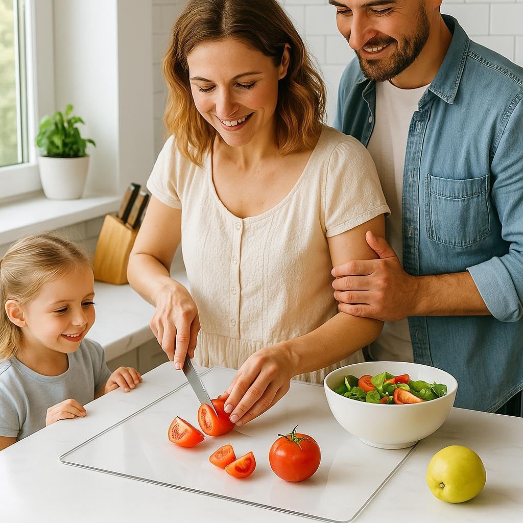 Thumbnail 3 de Acrylic Cutting Board with Counter Lip 16.1x12.5 in