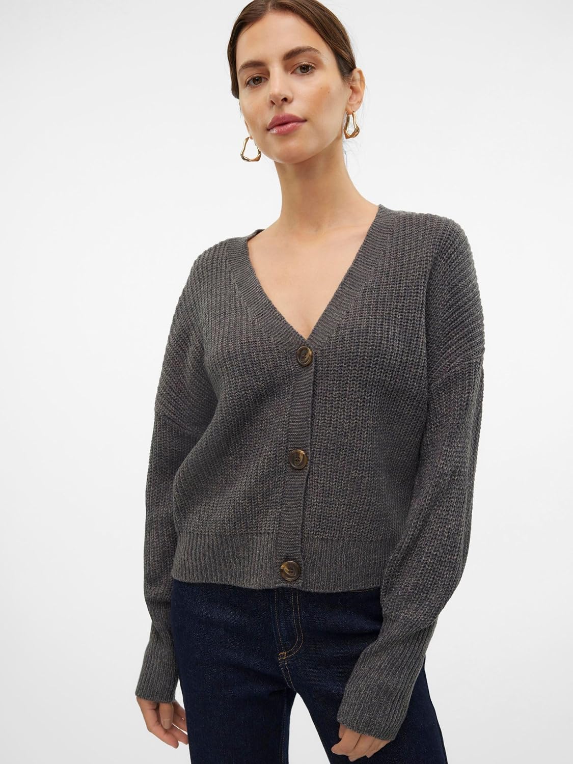 Thumbnail 4 de VERO Moda VMLEA Strickjacke 100% Acryl