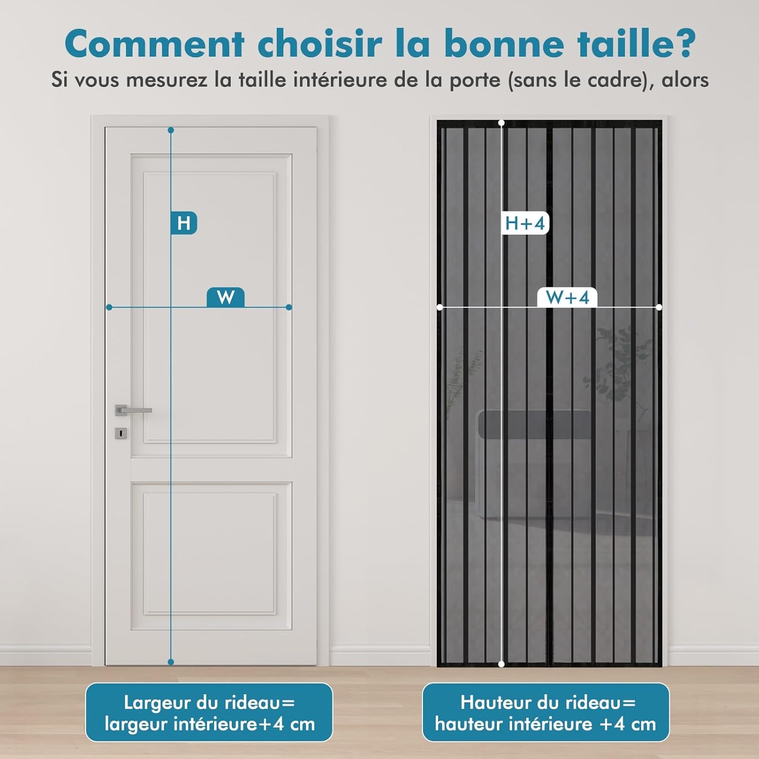 Thumbnail 4 de Sekey 85x225 cm Moustiquaire pour porte