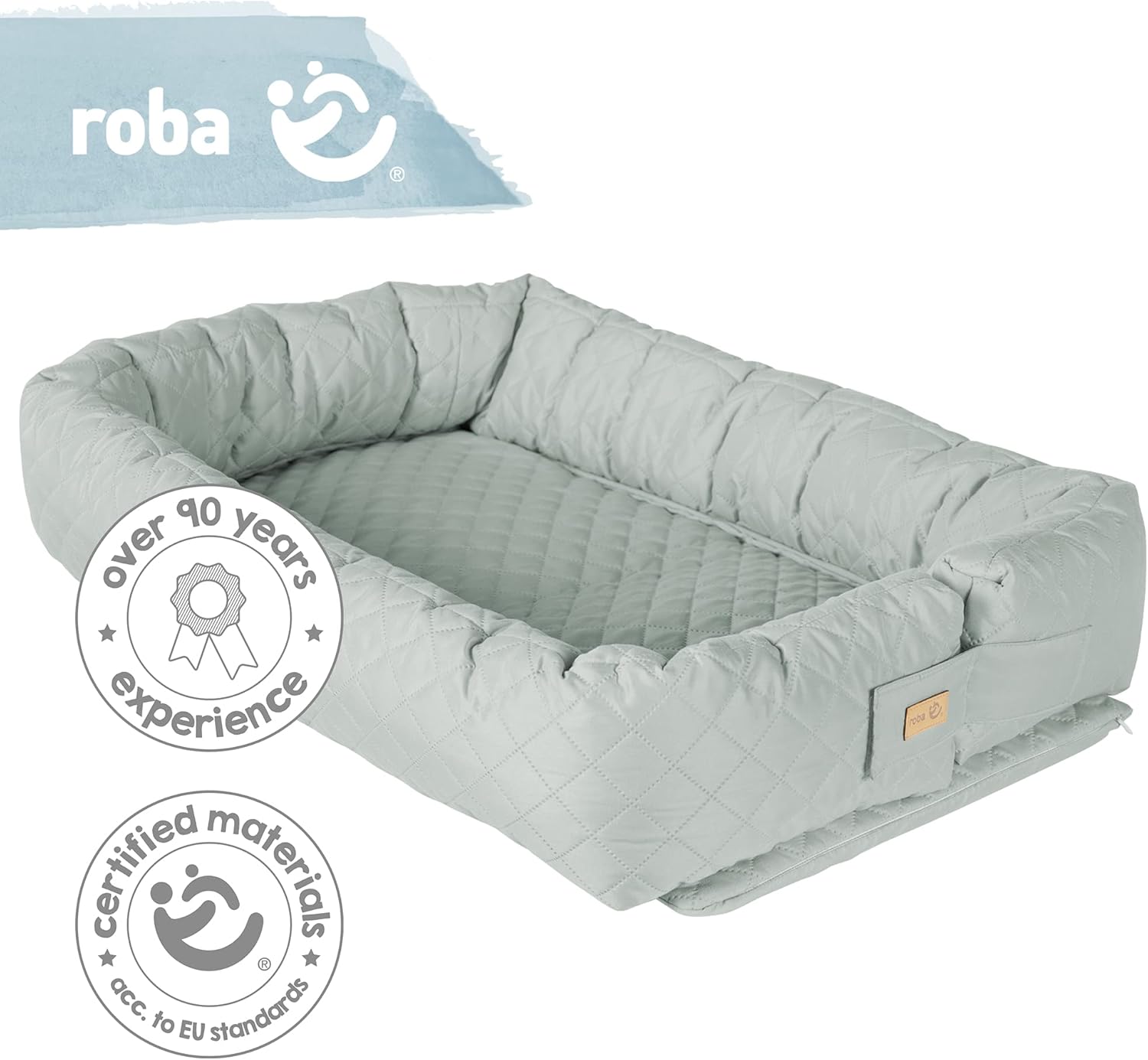 Detalle de roba Babylounge roba Style – Réducteur de lit bébé, vert givré
