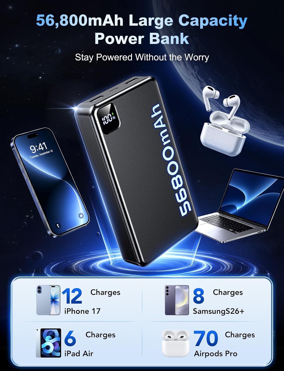 Detalle 2 de Portable Charger 56,800mAh