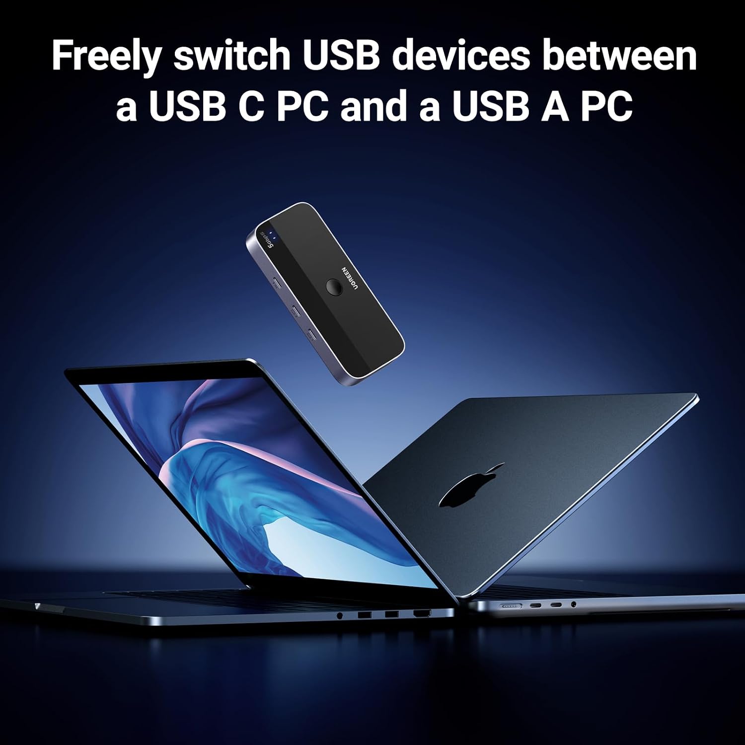 Detalle de UGREEN USB switch, 4-port