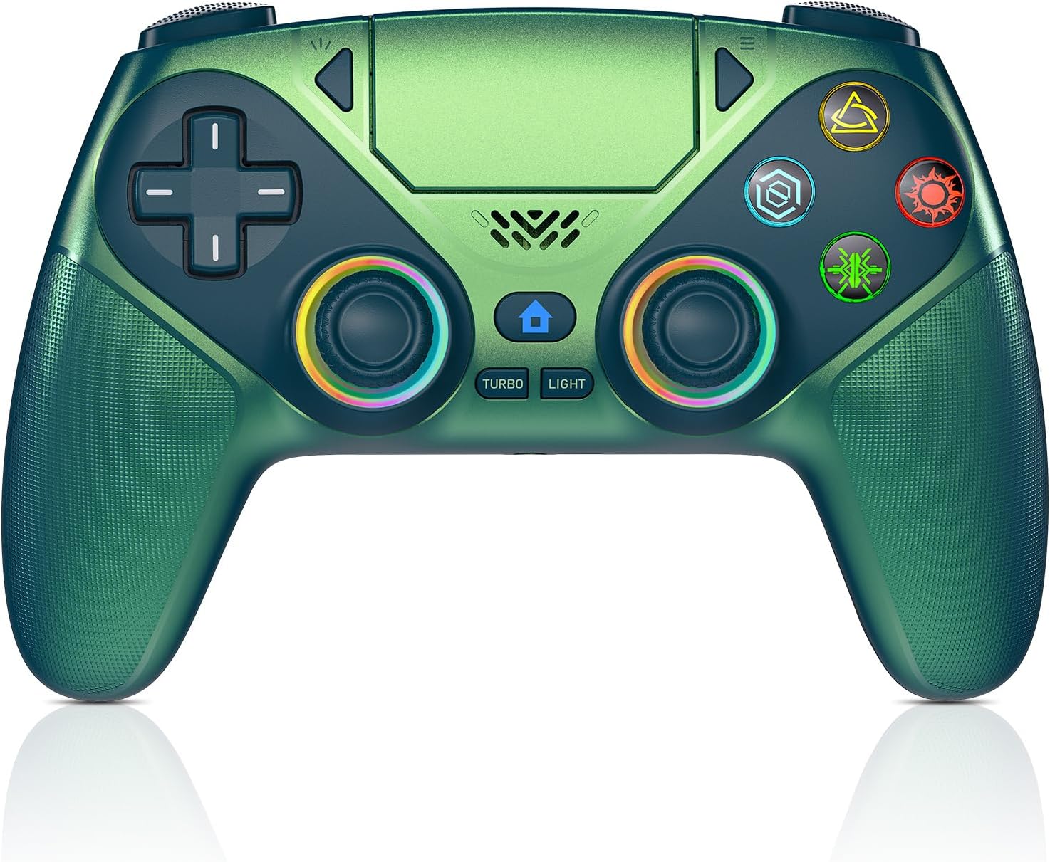 Detalle de Nonbliep Wireless Controller for PS5/Slim/Pro/PC: A practical Bluetooth gamepad with back paddles and audio jack