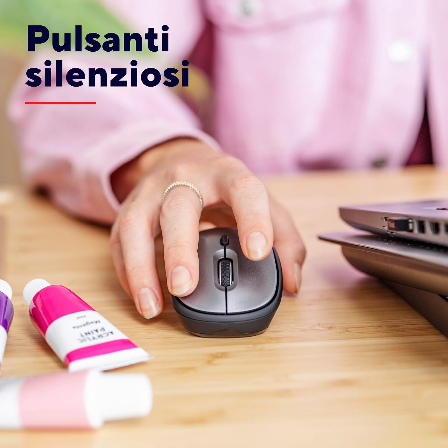 Thumbnail 2 de Trust Mouse Wireless Silenzioso 800-1600 DPI