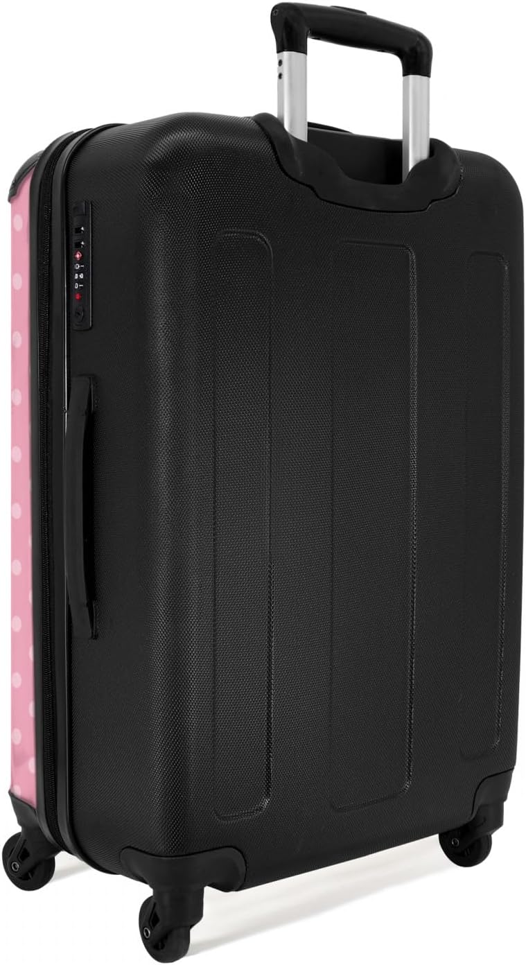 Detalle de NoBoringSuitcases.com valigia grande rigida 67–72 L con 4 ruote e TSA, 20–23 kg